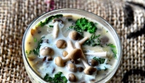 شوربة الفطر والكريمة الشهية 